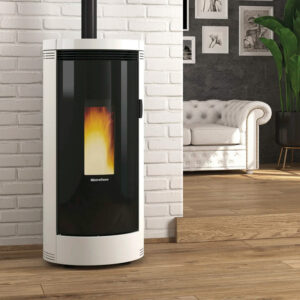 Extraflame Prestige Line Debby Evo Pelletofen Stahl Weiß