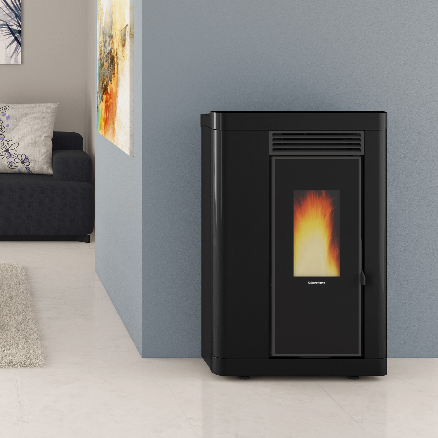 Extraflame ANNABELLA AD EVO - schwarz Pelletofen