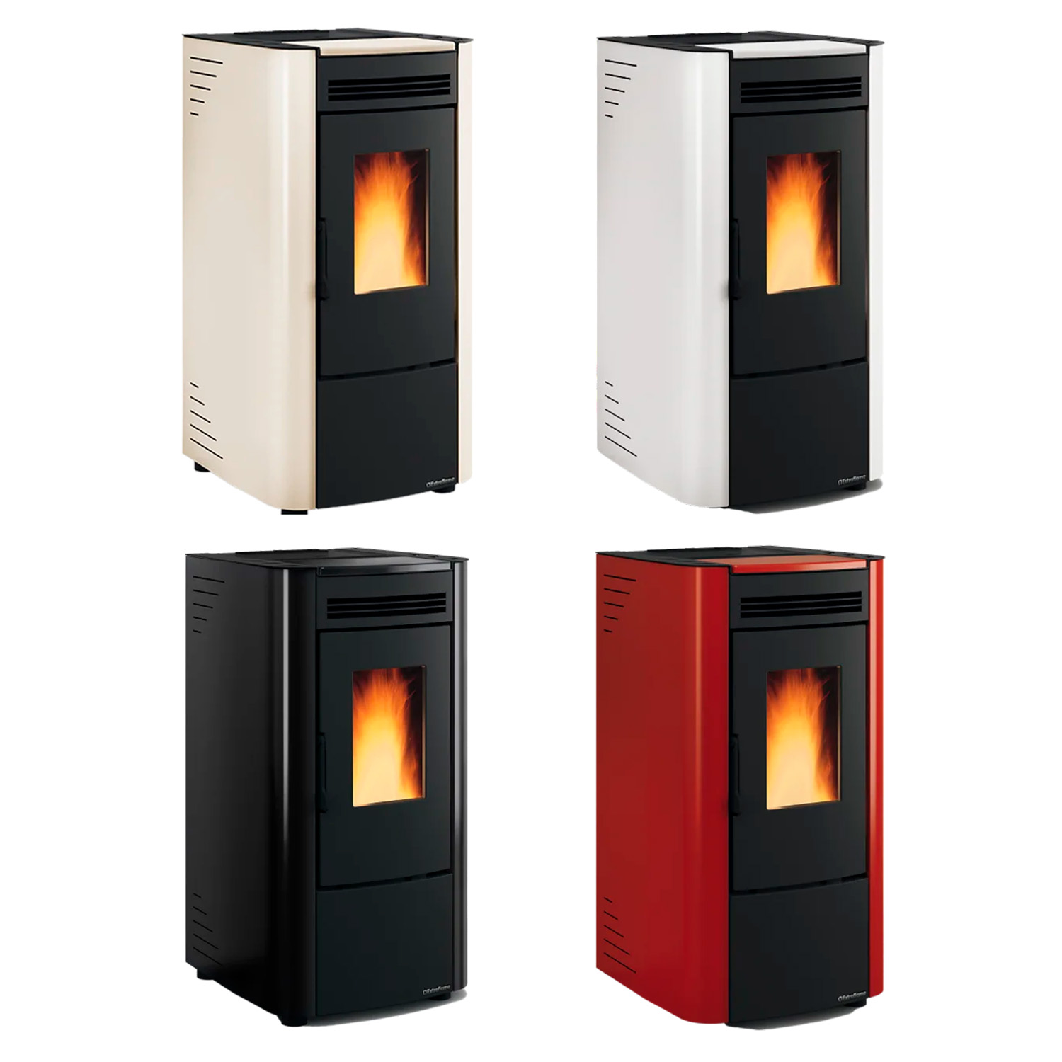 Extraflame Ketty 5.0 Pelletofen Stahl Schwarz – Bild 6
