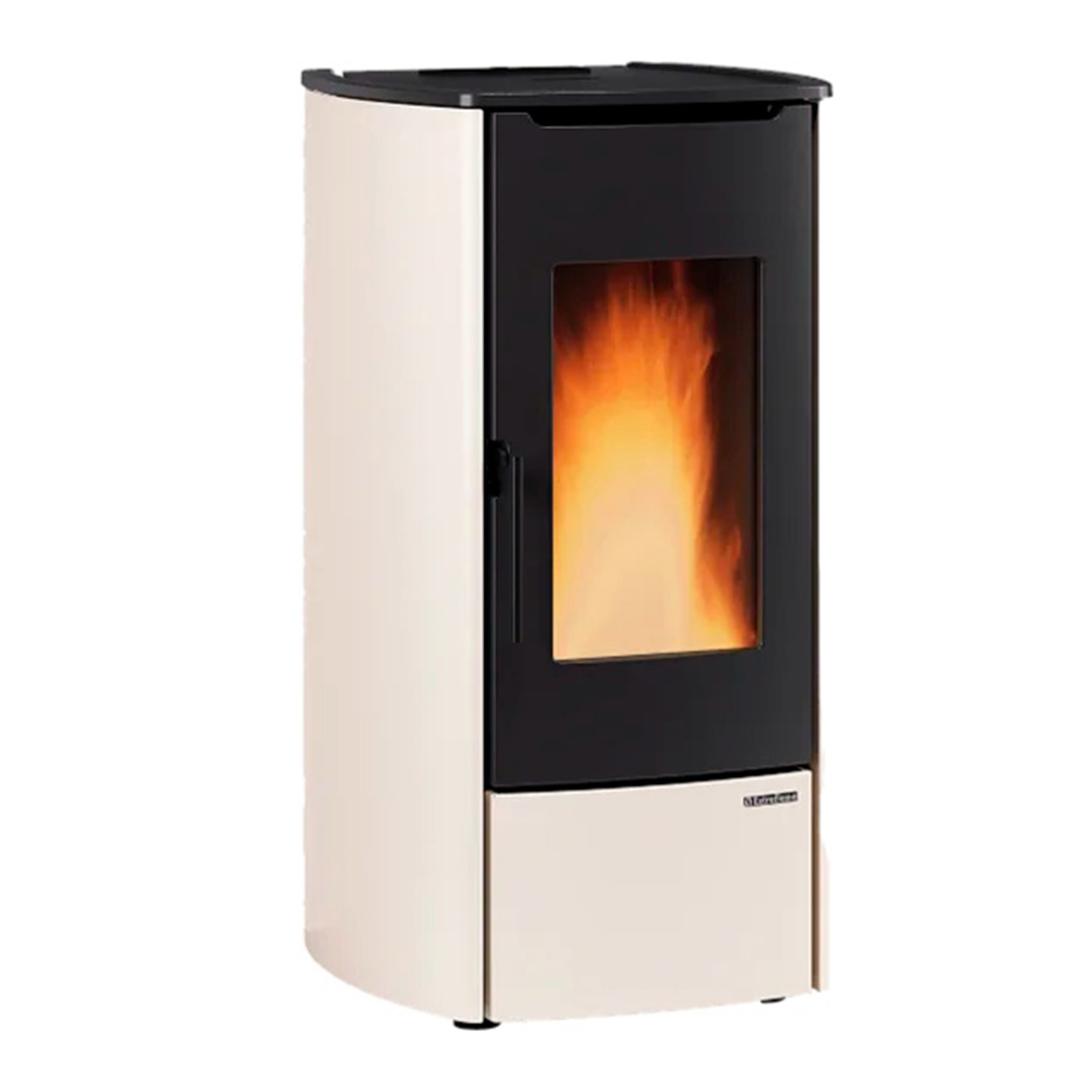 Extraflame Marina Idro 16. H11 wasserführender Pelletofen Stahl Elfenbein - TPSM 600 Hochleistungs-Pufferspeicher montiert silber -Heizungsausdehnungsgefäß 80 L – Bild 2