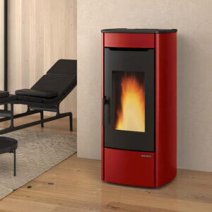 Extraflame Marina Idro 16 H13 wasserführender Pelletofen Stahl Bordeaux