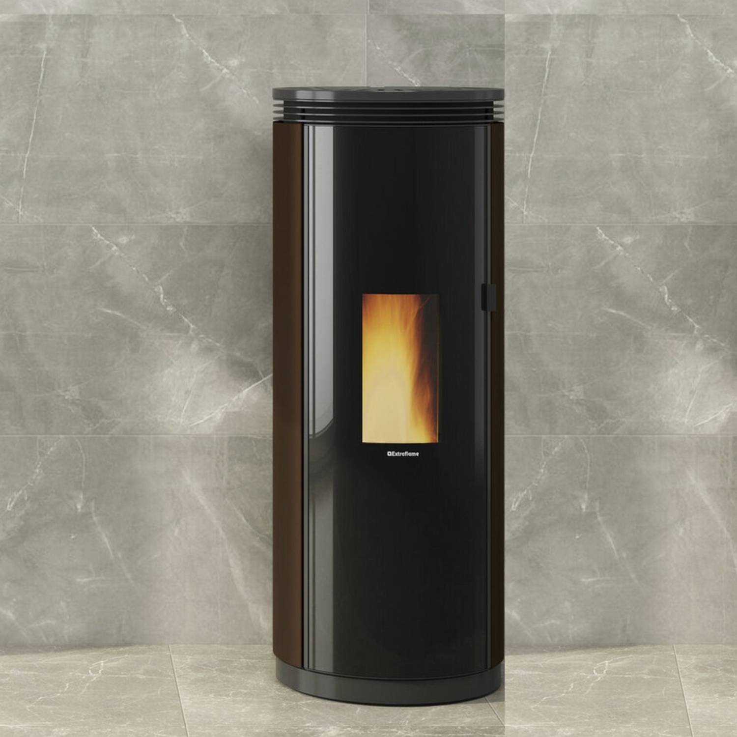 Extraflame PAMELA STEEL - Bronze Pelletofen EVOLUTION LINE