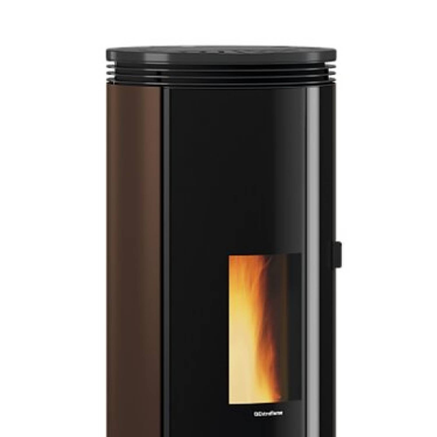 Extraflame PAMELA STEEL - Bronze Pelletofen EVOLUTION LINE – Bild 3