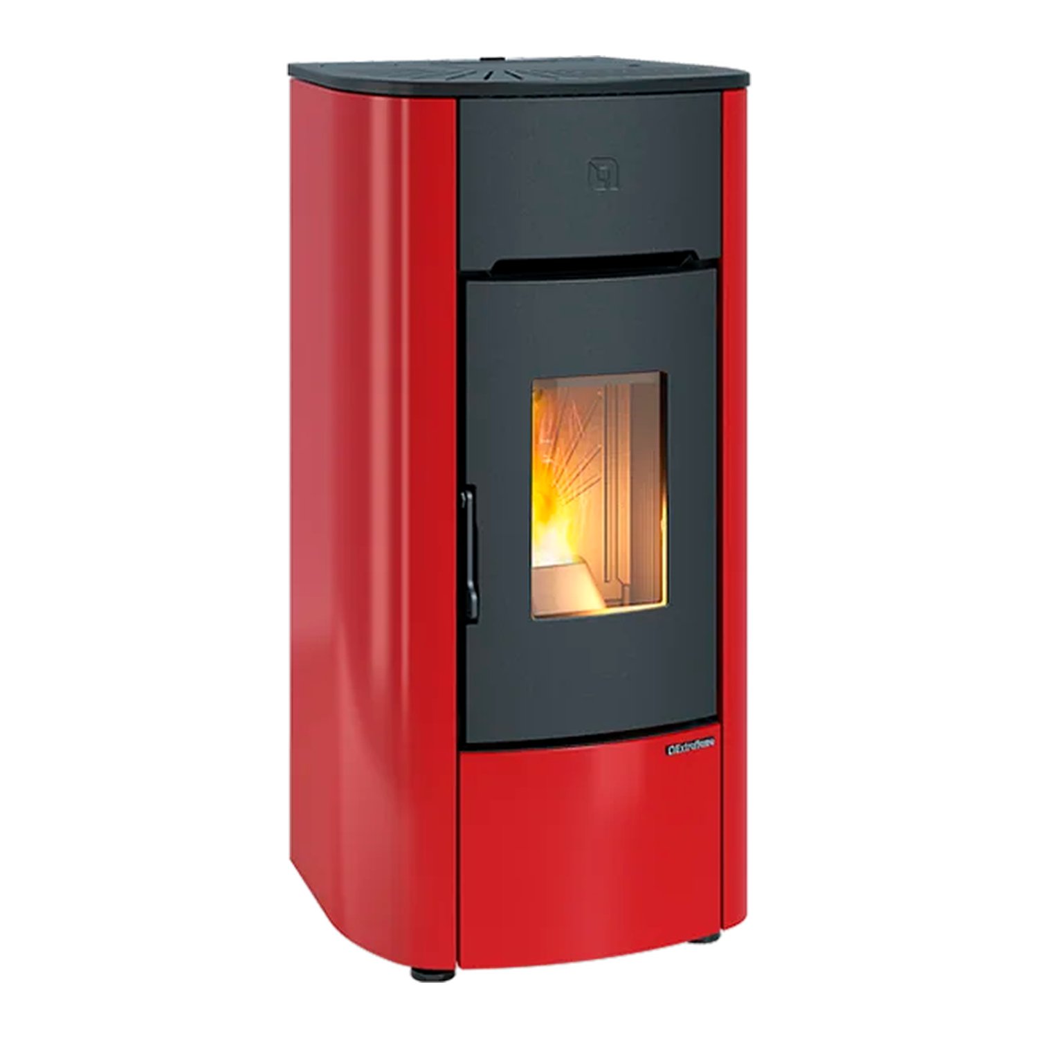Extraflame Mariella Plus Pelletofen Bordeaux – Bild 2