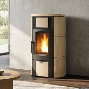 Extraflame ISIDE IDRO 5.0.16 - Pergament Beige wassergeführter Pelletofen
