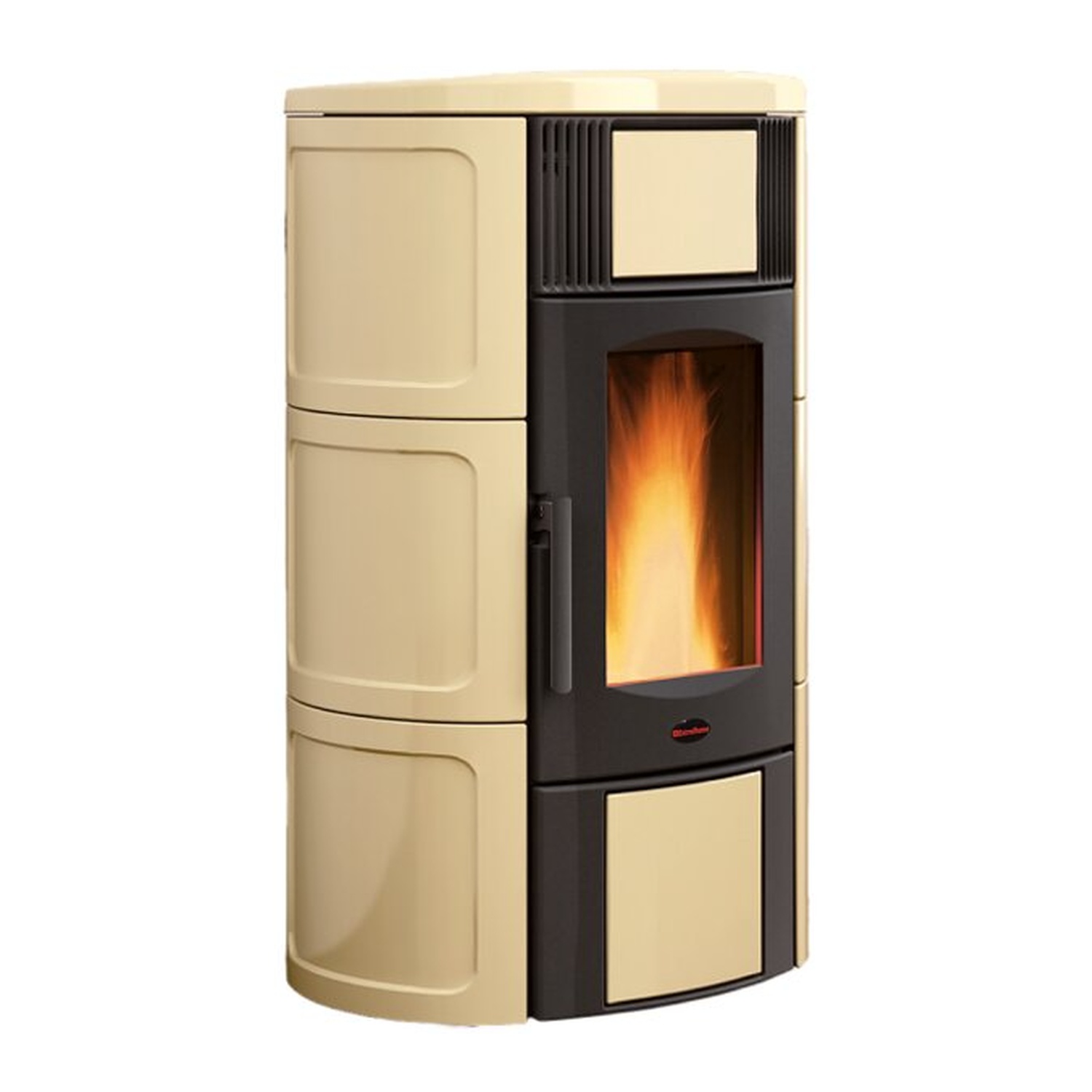 Extraflame ISIDE IDRO 5.0.16 - Pergament Beige wassergeführter Pelletofen – Bild 2
