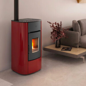Extraflame Mariella Plus AD Pelletofen Traditional Line bordeaux