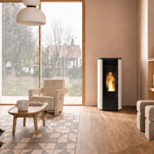Extraflame Miriana Idro H20 wasserführender Pelletofen elfenbein Evolution Line