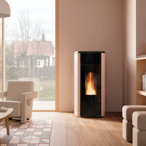 Extraflame Miriana Idro H23 wasserführender Pelletofen elfenbein Evolution Line