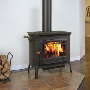 Hergom Manchester Kaminofen 12,5 kW Gusseisen Schwarz Version 2.0