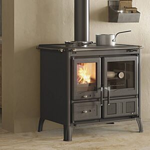 La Nordica GARDENIA.16 STEEL - Anthrazit Schwarz Küchenofen