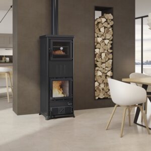 La Nordica NOVA FORNO.16 STEEL - Anthrazit Schwarz Kaminofen