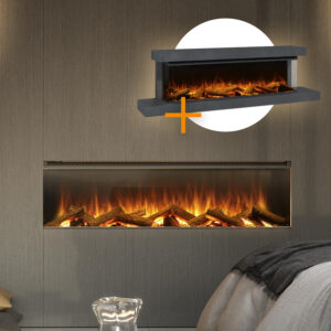 La Nordica Lumen 1600 LED Elektrokamin Anthrazit