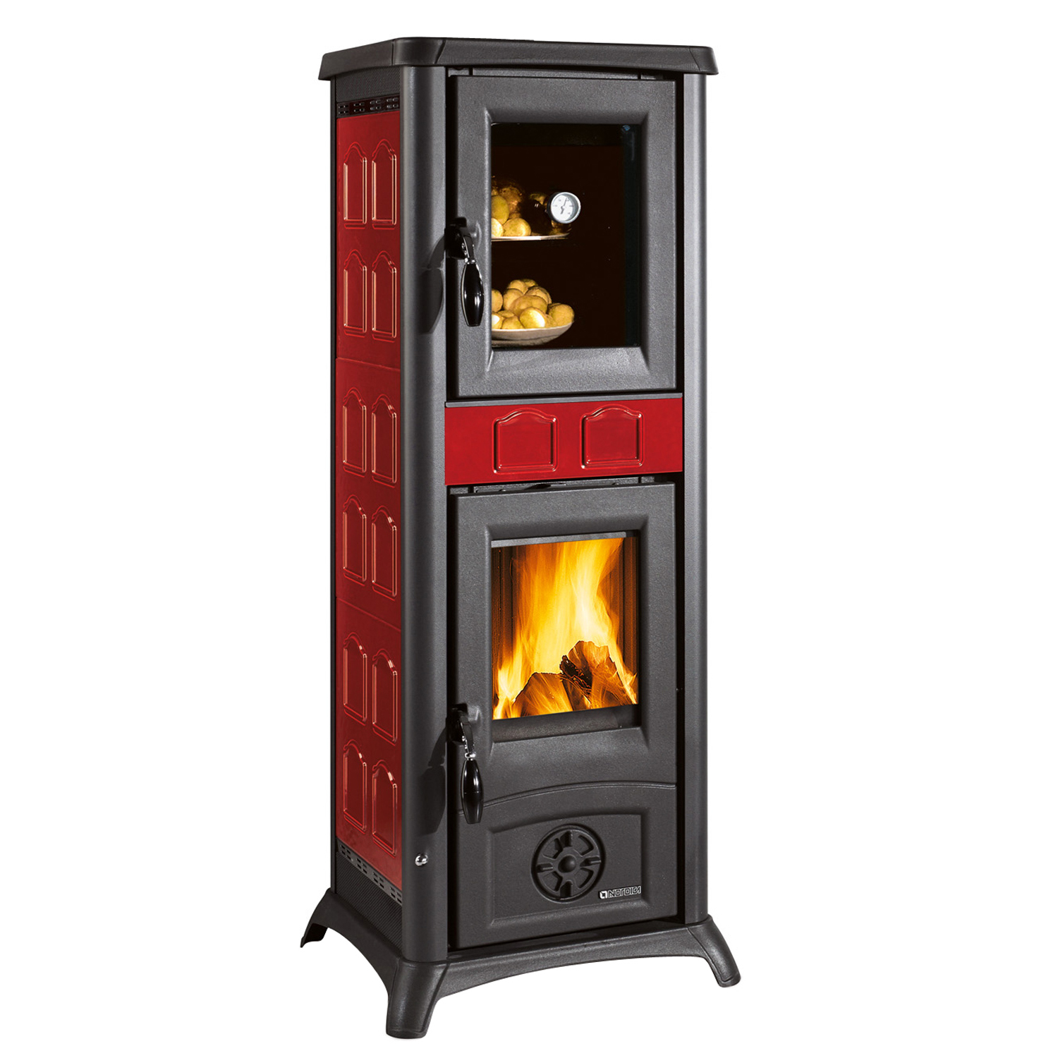 La Nordica Gemma Forno 165 Kaminofen Elegance Bordeaux – Bild 2