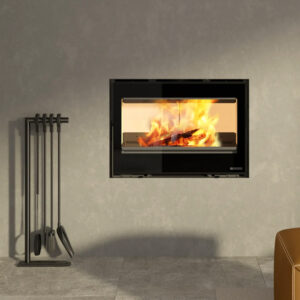 La Nordica INSERTO 80 H56 LEAN Kamineinsatz Stahl Schwarz