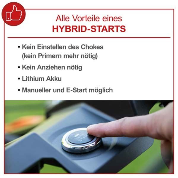 Rasenmäher MS225-53E Scheppach – E-Start | Radantrieb | 7PS | 53cm Schnittbreite | 65 Liter Fangkorb – Bild 3
