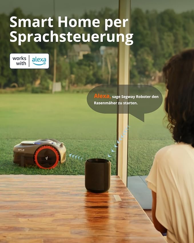 Navimow i105E Mähroboter ohne Begrenzungskabel 500 m², RTK+Vision Rasenmäher Roboter, KI Automatische Kartierung, Virtuelle Begrenzung, Mehrzonen-Management – Bild 2