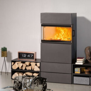 Austroflamm Dexter S3 3.0 Kaminofen Stahl Gussgrau