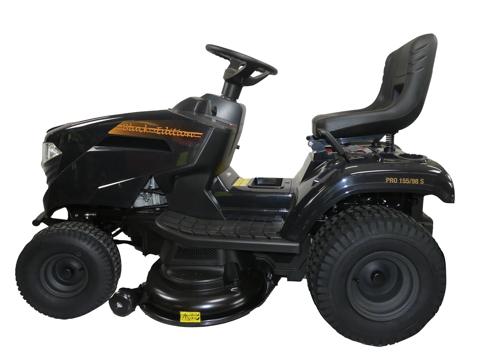 Black Edition Stiga Rasentraktor Pro 155/98 SD mit Winterpaket – Bild 3