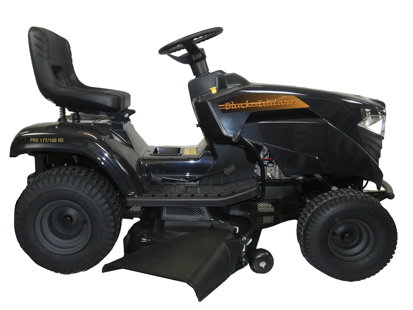Black Edition Stiga Rasentraktor PRO 177/108 HS mit Winterpaket 110 Plus – Bild 2