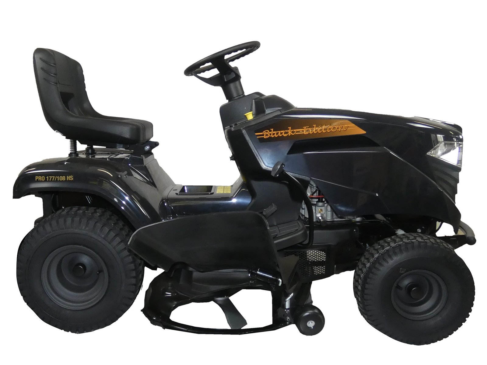 Black Edition Stiga Rasentraktor PRO 177/108 HS mit Winterpaket 110 Plus – Bild 3