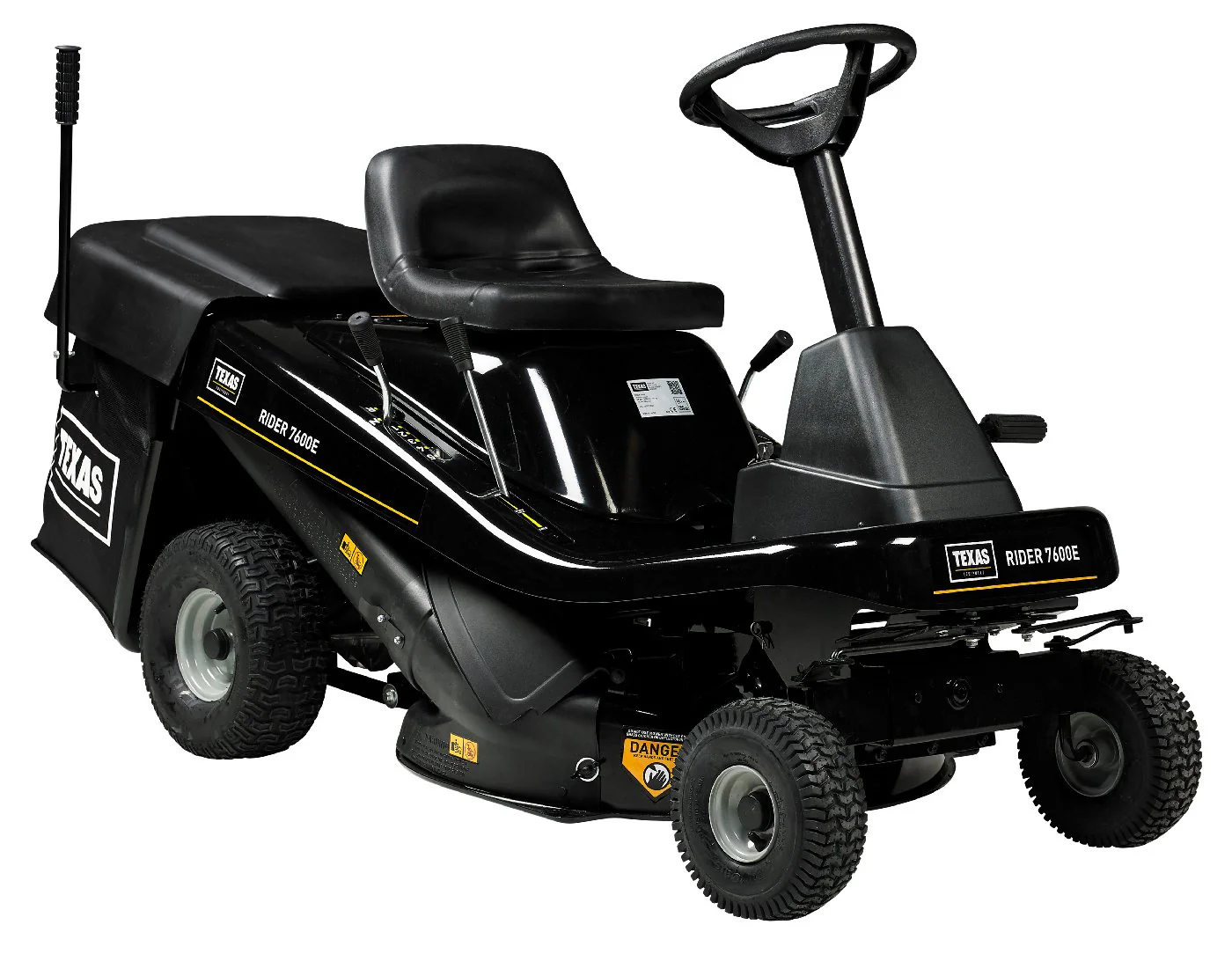 Texas Aufsitzmäher Rider 7600E 3in1 inkl. Mulchkit – Modell 2025