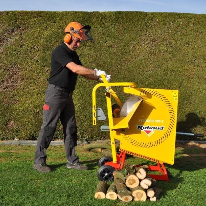 RABAUD XYLOSCIE 600 EM | elektrische Kreissäge mit Wippe – Bild 3