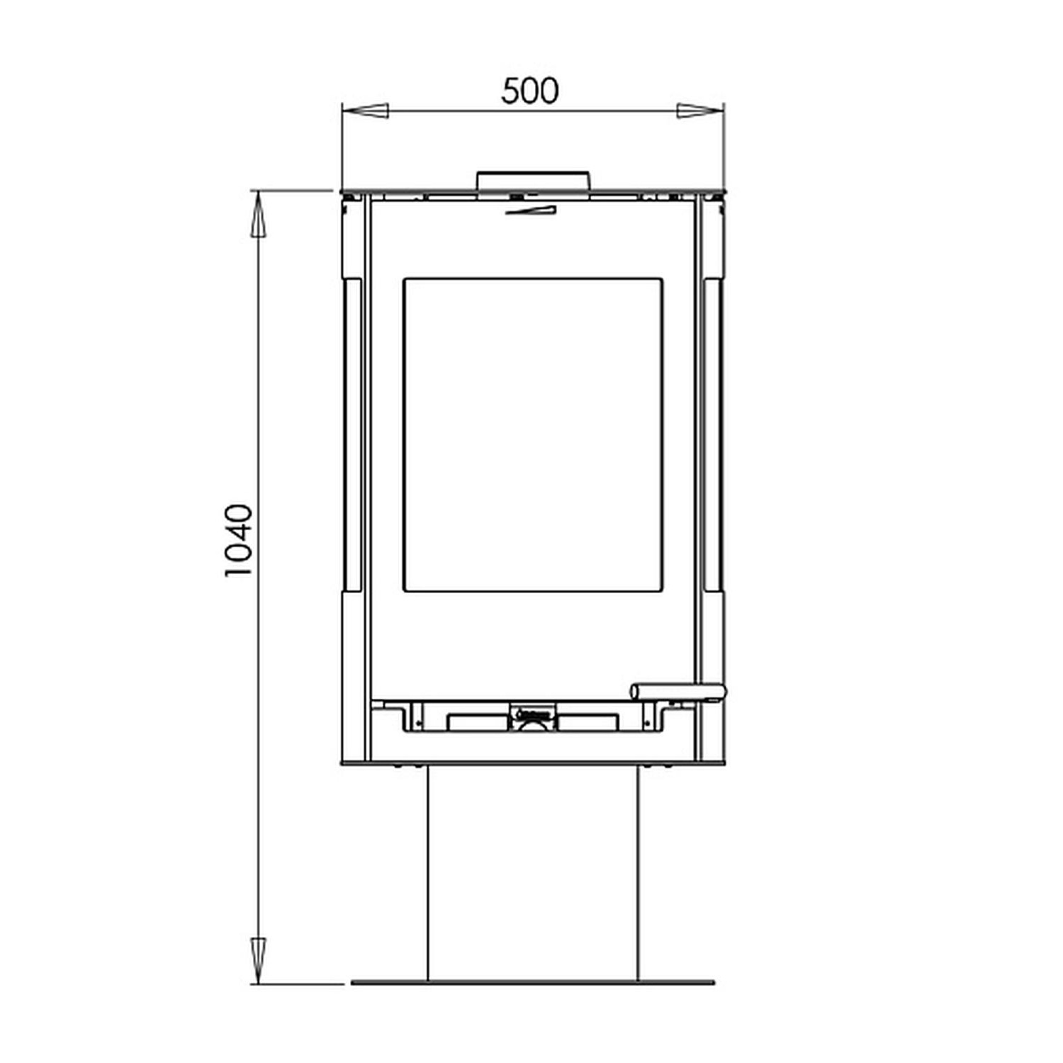 Aduro 9.3 Kaminofen Schwarz – Bild 3