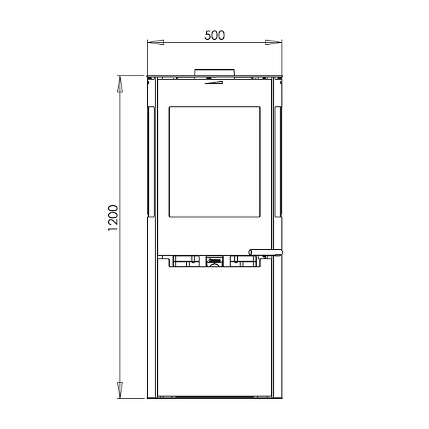 Aduro 9.5 Kaminofen Schwarz – Bild 3