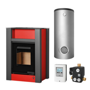 Aquaflam Vario Lend 11 kW Basic Red Set + Kombispeicher THKE/F 600