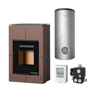 Aquaflam Vario Saporo 11 kW Basic Brown Set + Pufferspeicher TPSM 500
