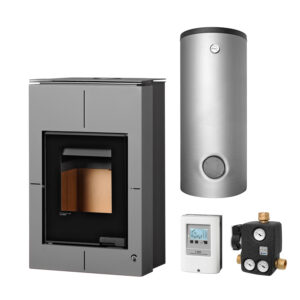 Aquaflam Vario Saporo 11 kW Basic Grey Set + Pufferspeicher TPSM 500