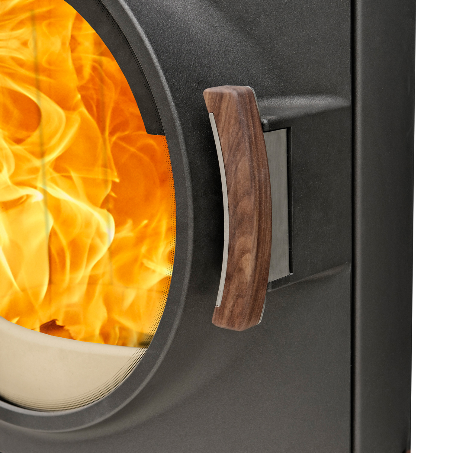 Austroflamm Clou Compact 2.0 Kaminofen Stahl Gussgrau – Bild 3