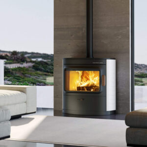 Austroflamm Cody Kaminofen Keramik Bright White