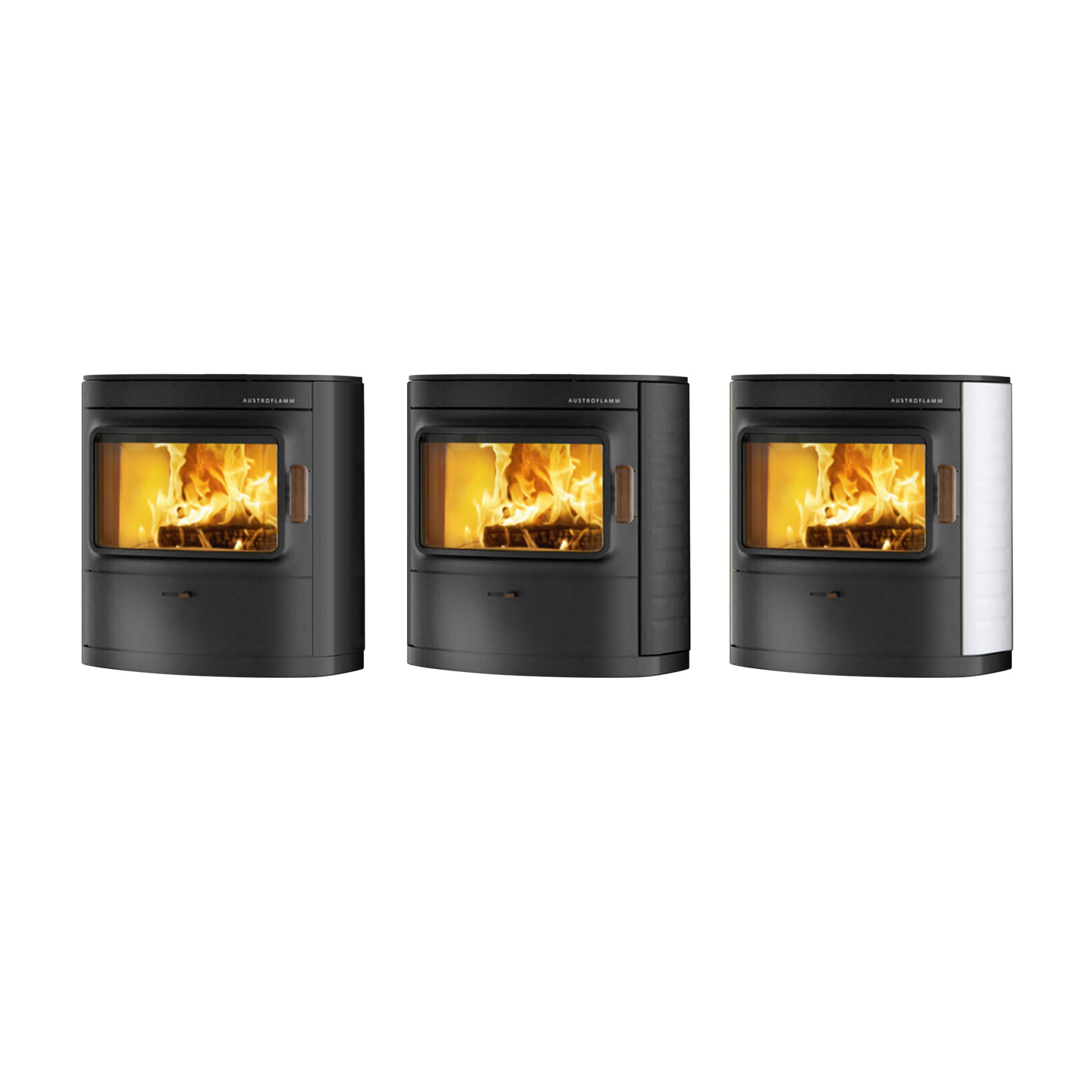 Austroflamm Cody Kaminofen Keramik Bright White – Bild 3