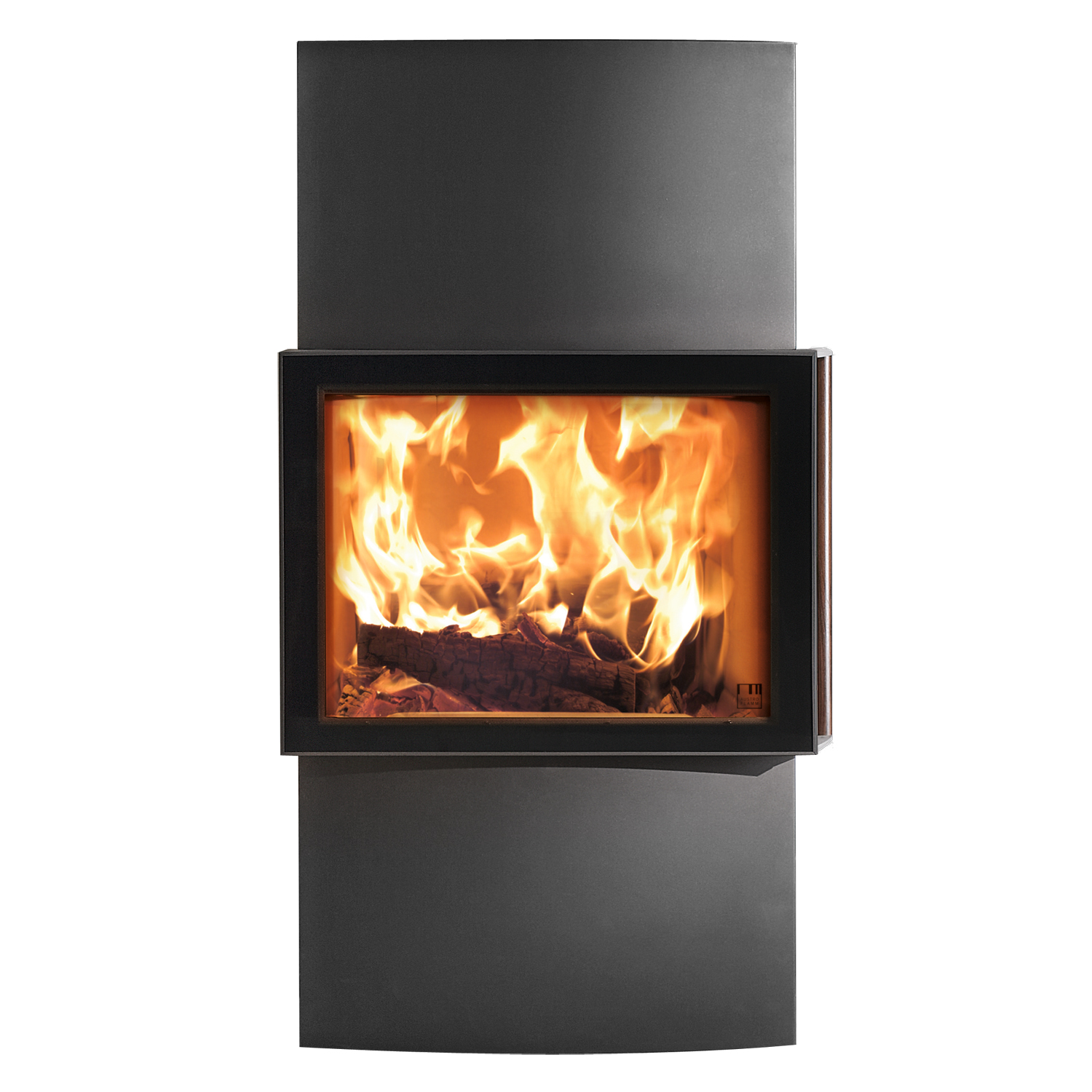 Austroflamm Lounge Xtra Kaminofen Stahl gussgrau, RR oben oder hinten – Bild 3