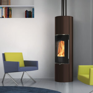 Edilkamin Tally 8 Up S Kaminofen Stahl Bronze