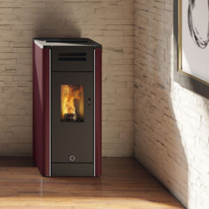 EK63 Metro 110+ Evo Pelletofen Stahl bordeaux