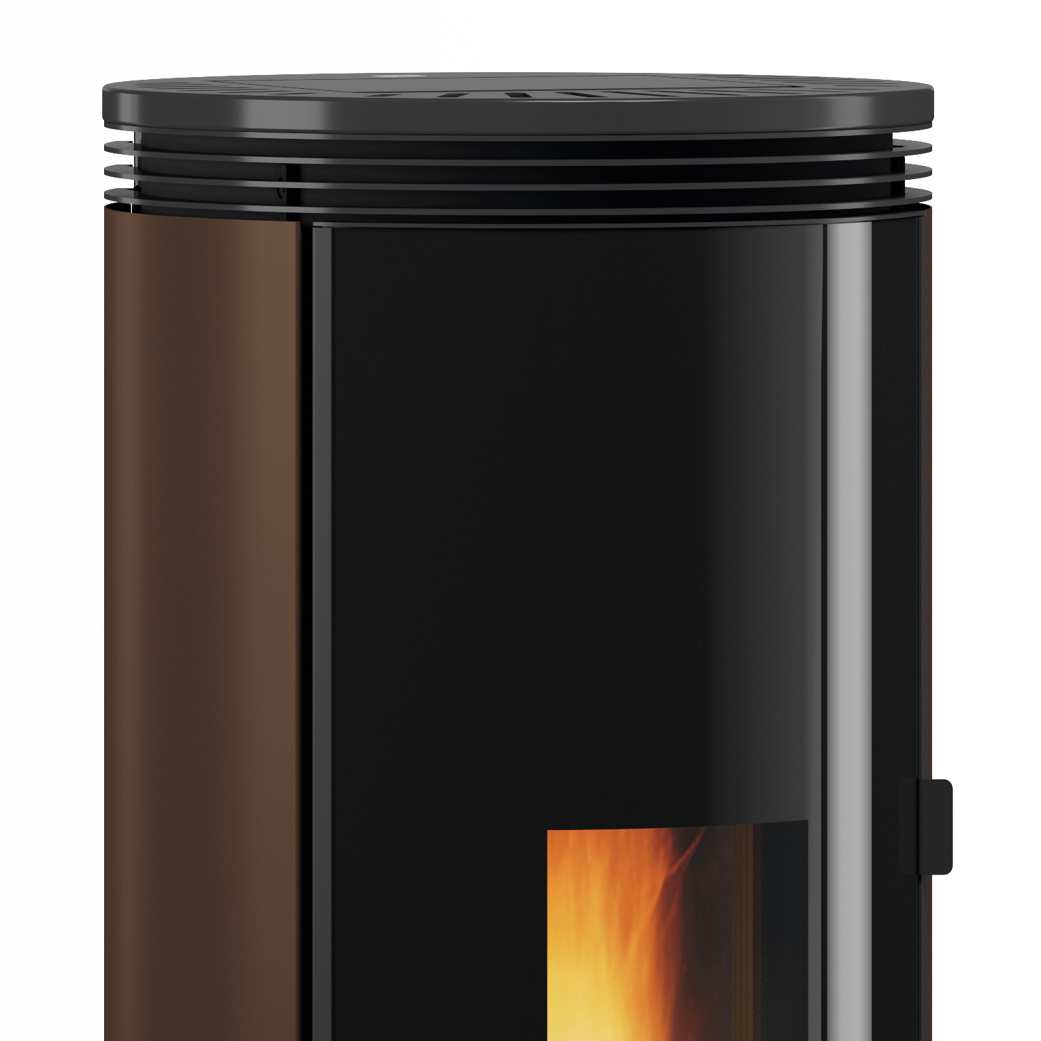 Extraflame Evolution Line Pamela Pelletofen Stahl Bronze – Bild 3