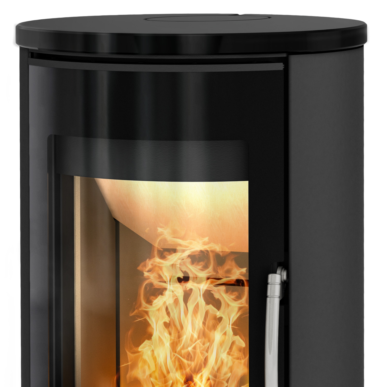 Fireplace Elite Kobe Kaminofen Keramik Schwarz – Bild 3