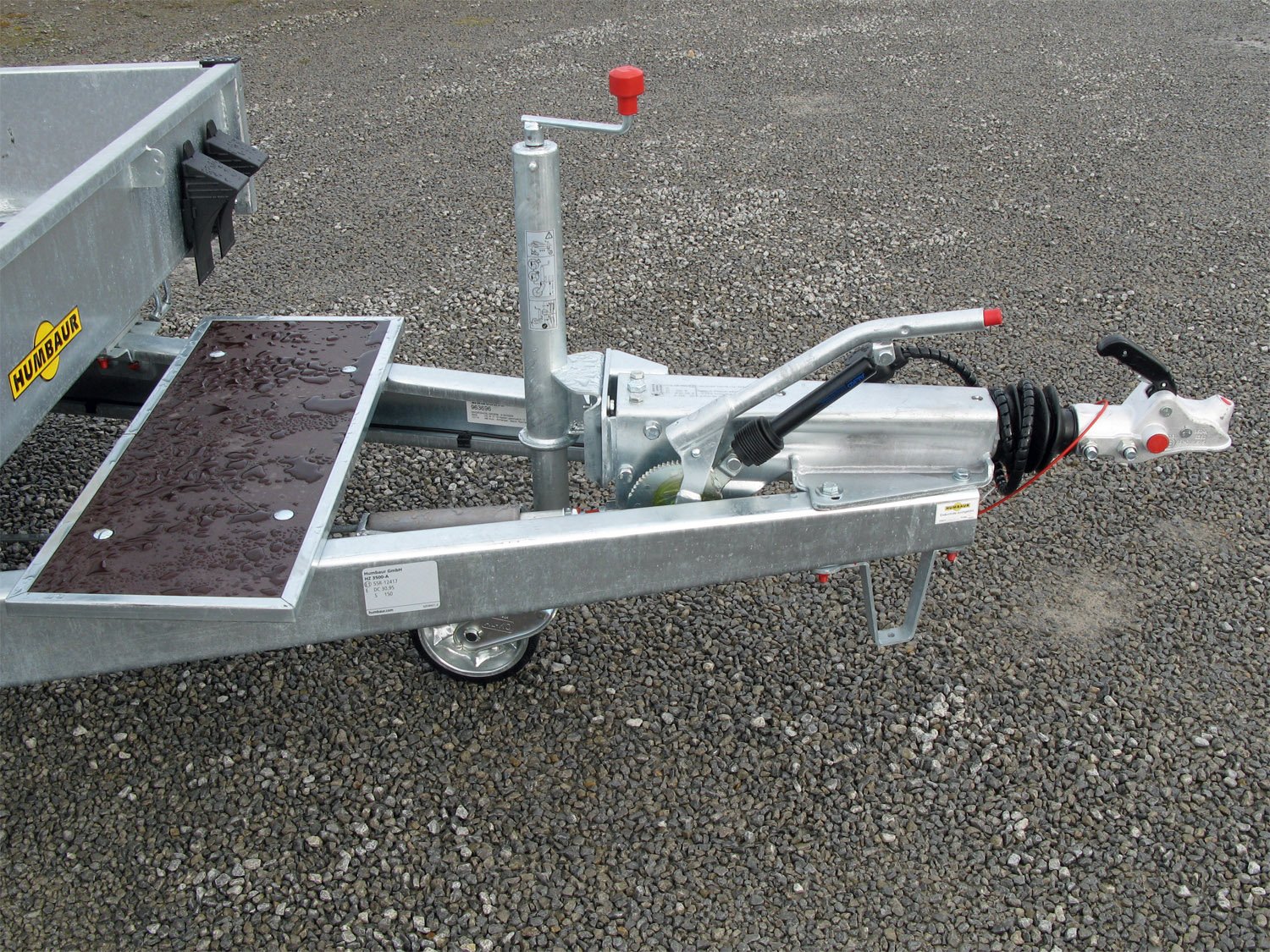 Humbaur HS353718 – 12 Zurringe, Stahlrampen stehend – Bild 3