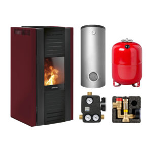 Justus Sirkos Aqua 2.0 Stahl Bordeaux Set + Pufferspeicher TPSM 300