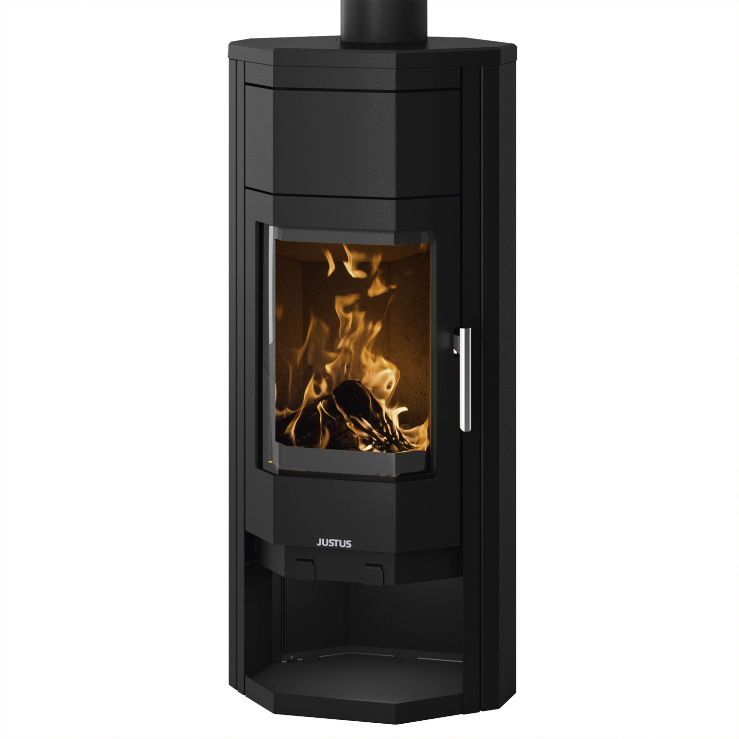 Justus Usedom 5 W+ 2.0 Kaminofen Stahl Schwarz – Bild 2