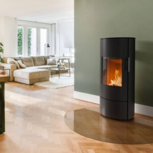 Königshütte GEMINI 6kW Stahltür Stahl schwarz Kaminofen