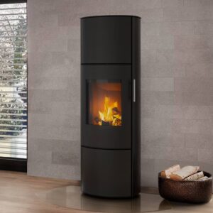Königshütte URSA 6kW Gusstür Stahl schwarz Kaminofen
