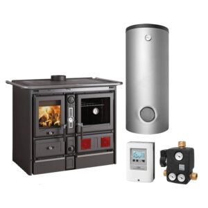 La Nordica Termorosa XXL DSA 16 Schwarz - Komplett-Set mit Schichtladespeicher 825 L inkl. Isolierung + 1 SWT