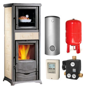 La Nordica Termorossella Plus Forno DSA 16 Liberty Panna Komplett-Set + Kombispeicher THKE/F 600, inkl. Isolierung