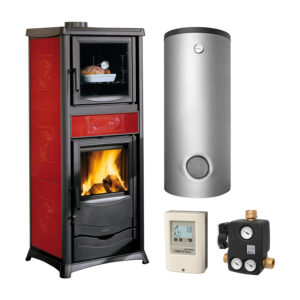 La Nordica Termorossella Plus Forno DSA 16 Liberty Bordeaux Set + Pufferspeicher TPSM 825