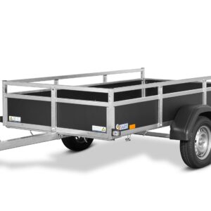 Saris CW 255 133 750 1 Kastenanhänger mit feuerverzinkter Stahlreling