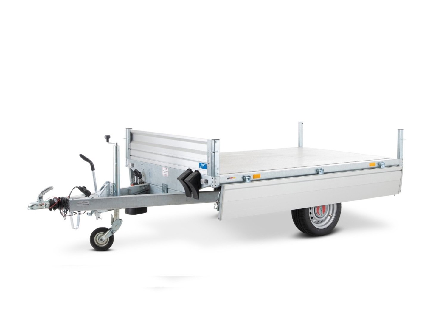 STEMA RKE O2 13-27-15.1 ALU ROKO1 Heckkipper mit Handpumpe – Bild 2